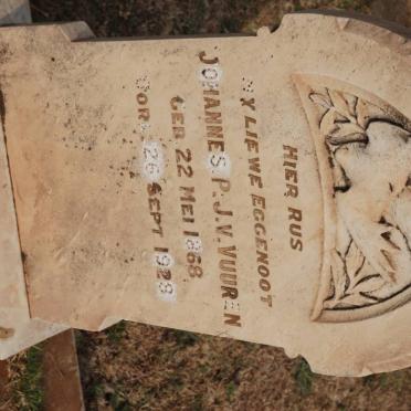 VUUREN Johannes P., J. v. 1868-1928