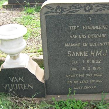 VUUREN Jakobus Abel, J. van 1899-1978 &amp; Sannie H.M. 1902-1965