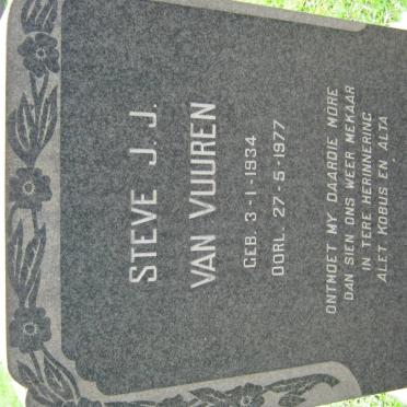 VUUREN Steve J.J., van 1934-1977