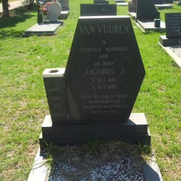 VUUREN Jacobus J. van 1892-1990