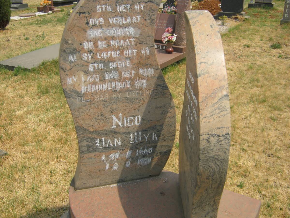 WYK Nico, van 1960-1991