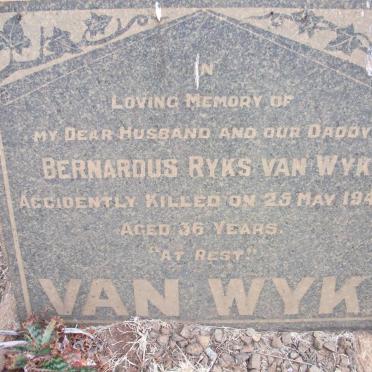 WYK Bernardus Ryks, van -1949