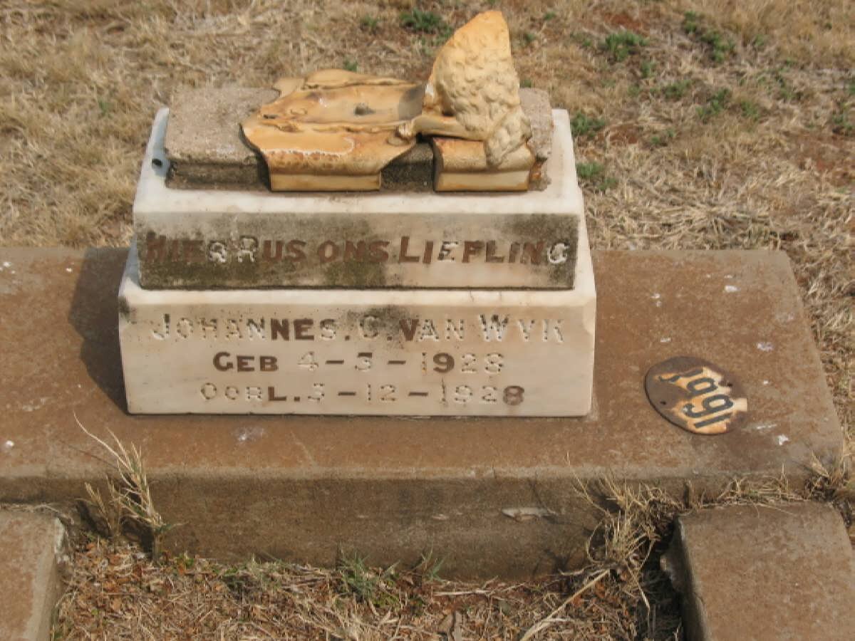 WYK Johannes G., van 1928-1928