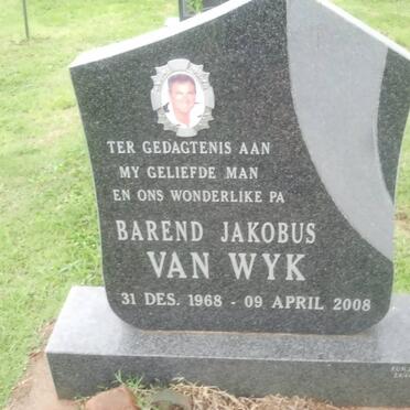 WYK Barend Jacobus, van 1968-2008