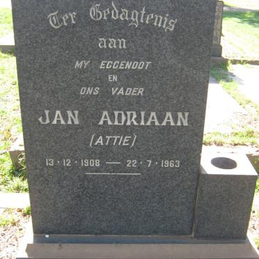 WALT Jan Adriaan, van der 1908-1963