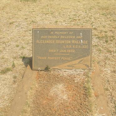 WALLACE Alexander Brunton -1952