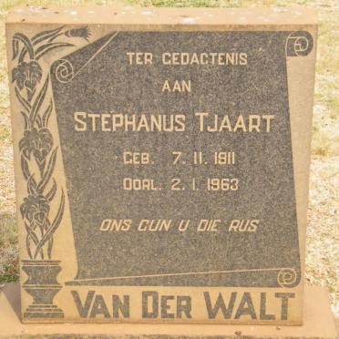 WALT Stephanus Tjaart, van der 1911-1963