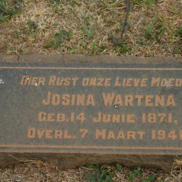 WARTENA Josina 1871-1941