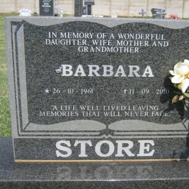 WARD Barbara Ellen 1914-2010 :: STORE Barbara 1961-2010