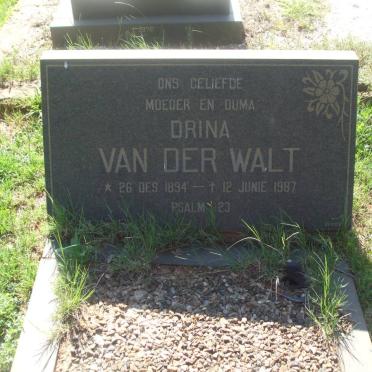 WALT Driena, van der 1894-1987