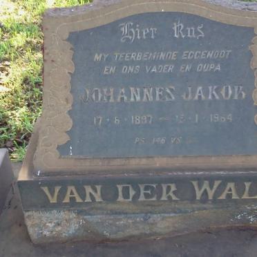 WALT Johannes Jacob, van der 1897-1964 &amp; Petronella Maria Mara 1901-1990