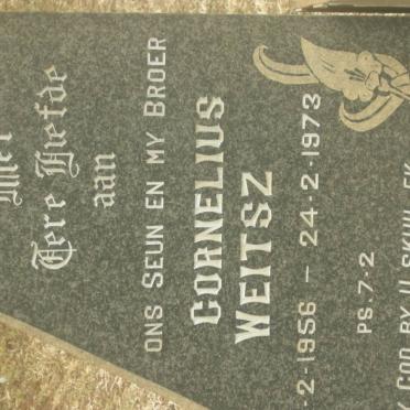 WEITSZ Cornelius 1956-1973