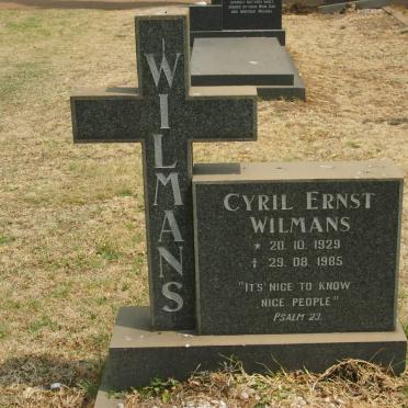 WILMANS Cyril Ernst 1929-1985