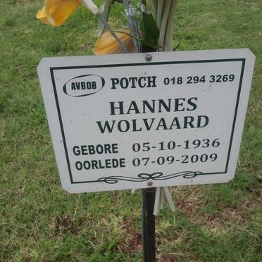 WOLVAARD Hannes 1936-2009