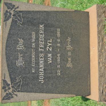 ZYL Johannes Frederik, van 1904-1965