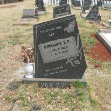 ZYL Hermanus E.P., van 1929-1982