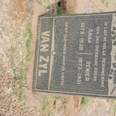 ZYL Renier, van 1873-1951 &amp; Anna 1879-1939