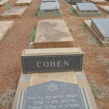 COHEN Florence Irene -1972