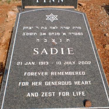 FINN Sadie 1913-2002