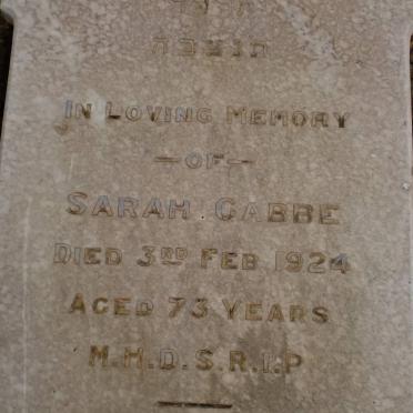 GABBE Sarah -1924