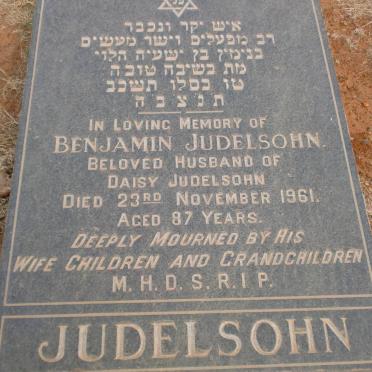 JUDELSOHN Benjamin -1961