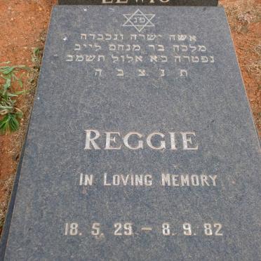 LEWIS Reggie 1929-1982