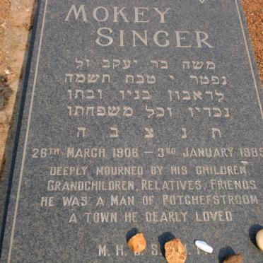 SINGER Mokey 1906-1985