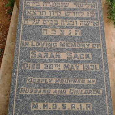 SACK Sarah -1931