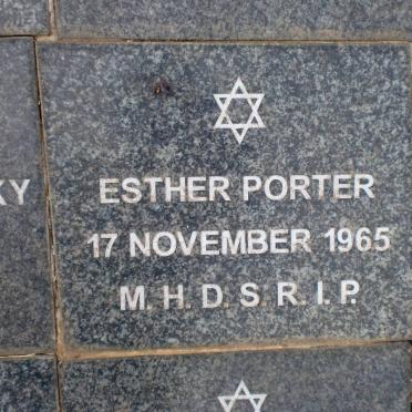 PORTER Esther -1965