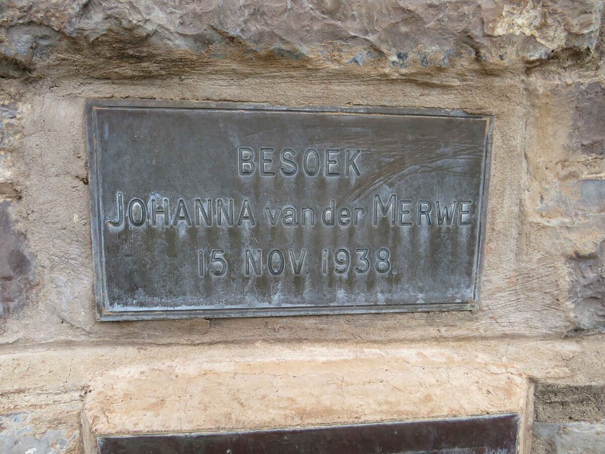 3. Besoek Johanna VAN DER MERWE (Ossewa)