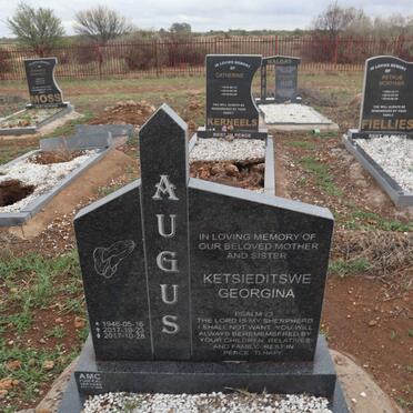 AUGUS Ketsieditswe Georgina 1946-2017