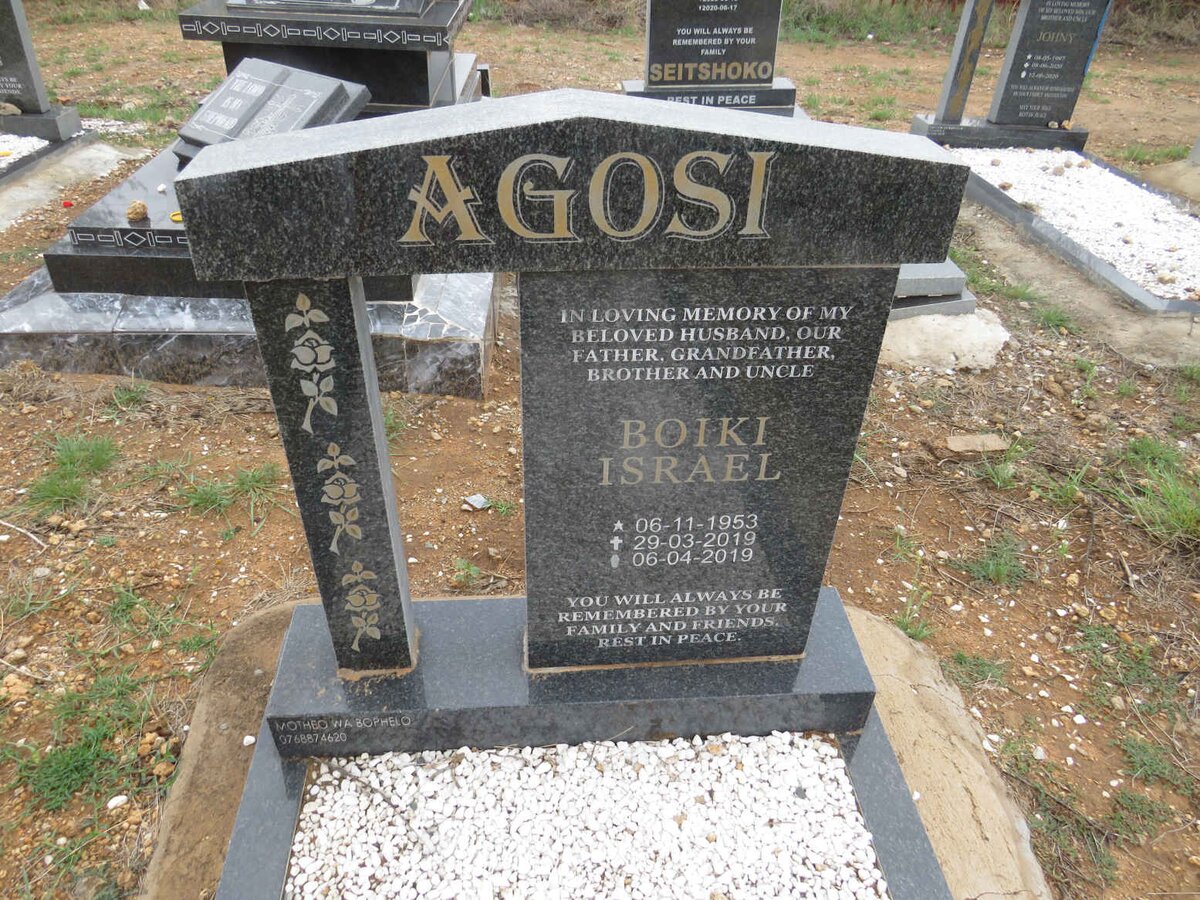 AGOSI Boiki Israel 1953-2019