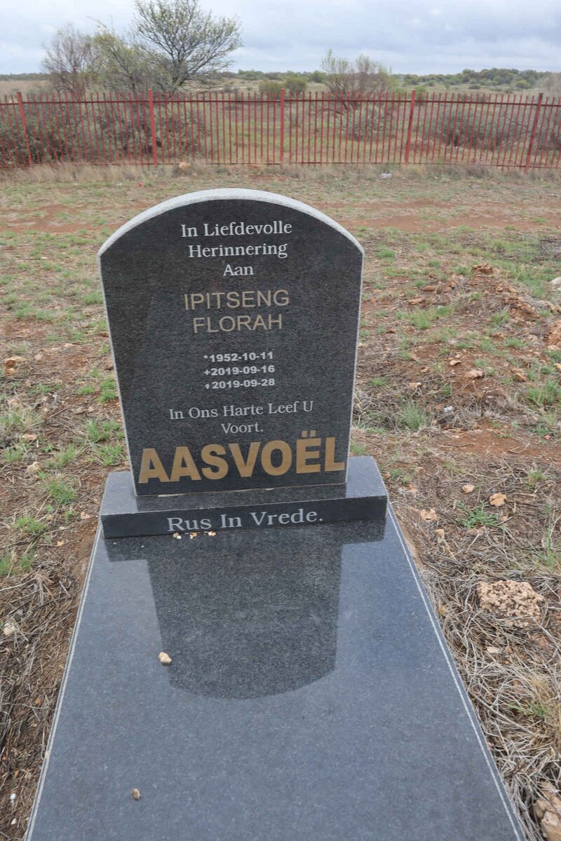 AASVOEL Ipitseng Florah 1952-2019