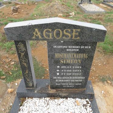 AGOSE Mosimanematong Simeon 1961-2021
