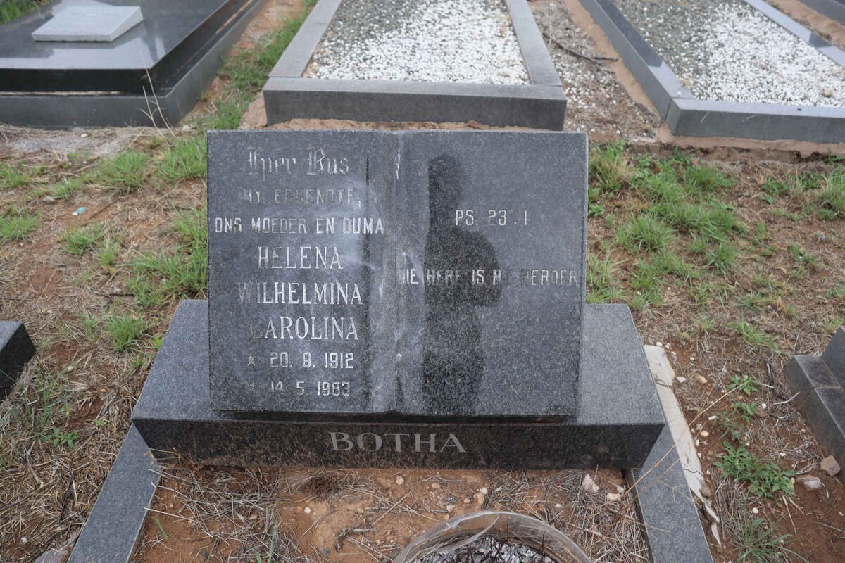 BOTHA Helena Wilhelmina Carolina 1912-1983