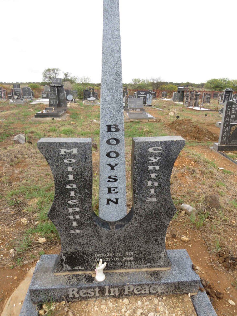 BOOYSEN Motlalepula Cynthia 1979-2008