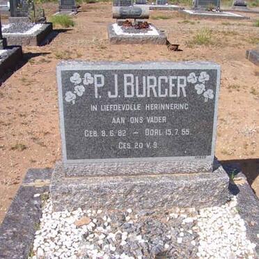 BURGER P.J. 1882-1955
