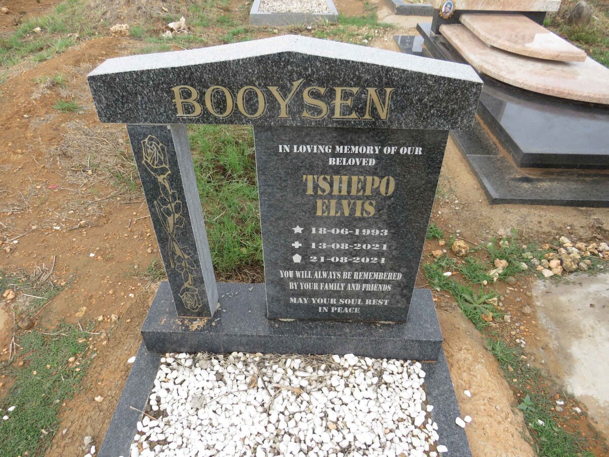 BOOYSEN Tshepo Elvis 1993-2021
