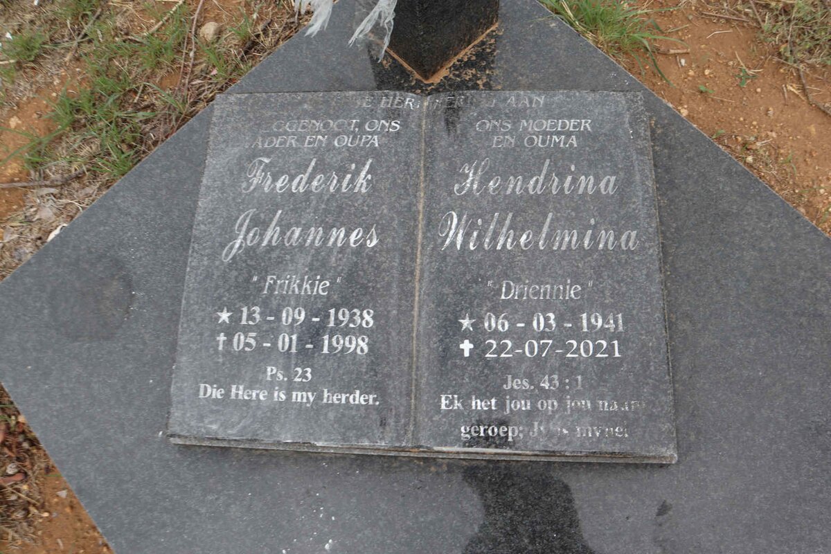 BOTHA Frederik Johannes 1938-1998 & Hendrina Wilhelmina 1941-2021 _2