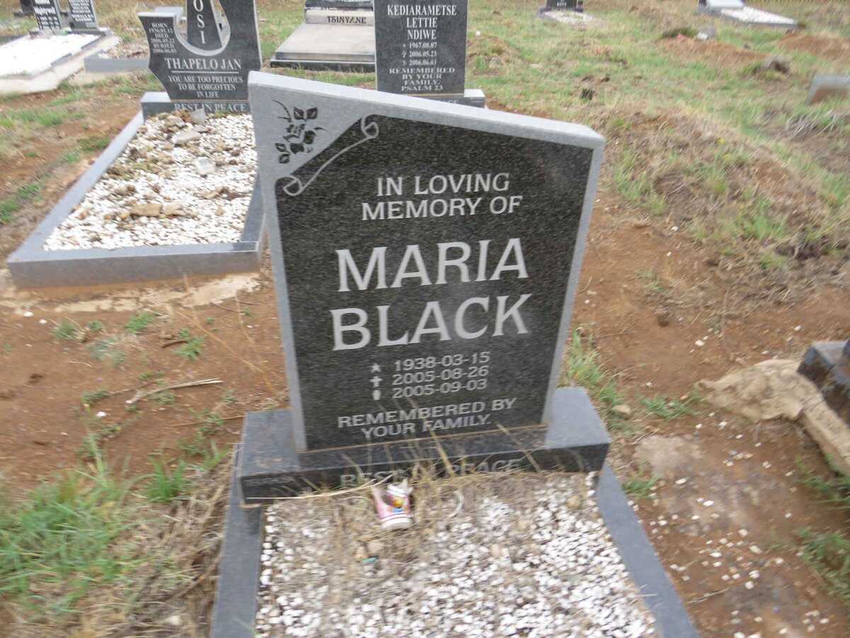 BLACK Maria 1938-2005