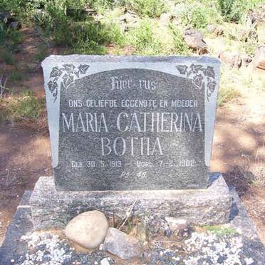 BOTHA Maria Catherina 1913-1962