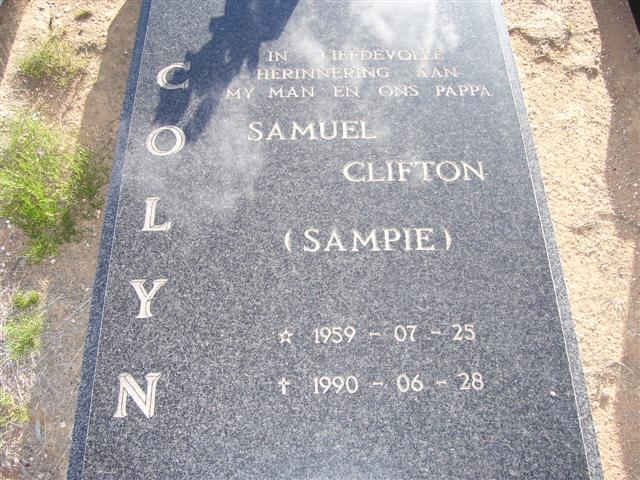 COLYN Samuel Clifton 1959-1990