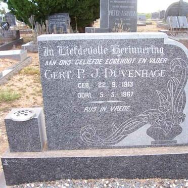 DUVENHAGE Gert P.J. 1913-1967