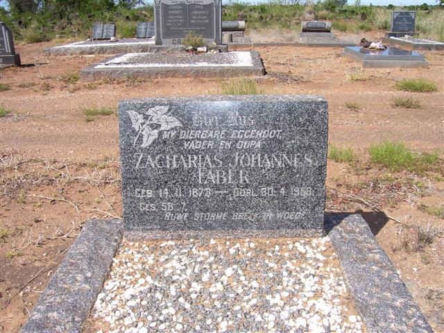 FABER Zacharias Johannes 1873-1958