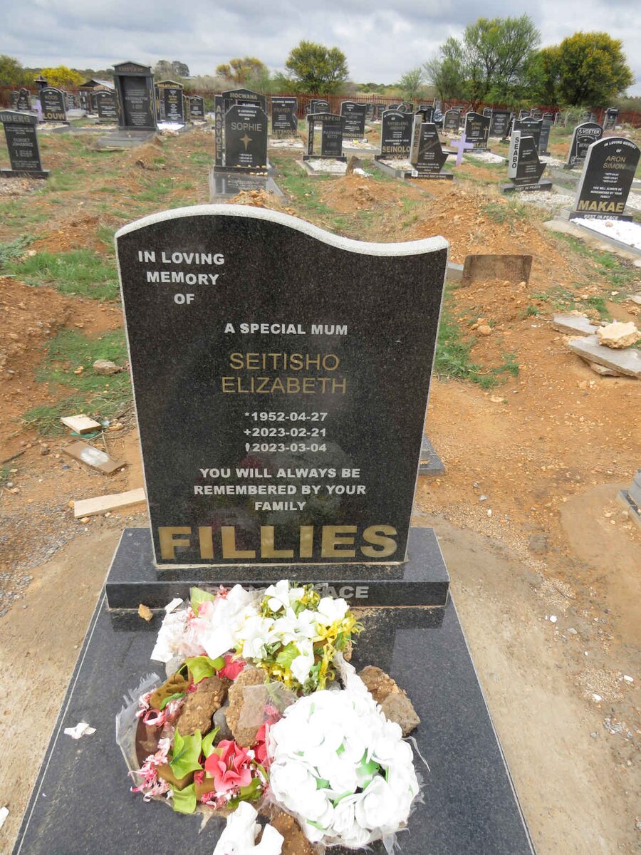 FILLIES Seitisho Elizabeth 1952-2023