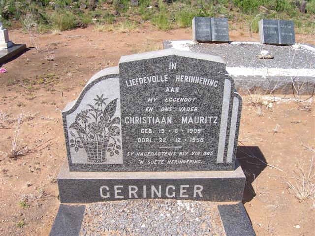 GERINGER Christiaan Mauritz 1909-1958