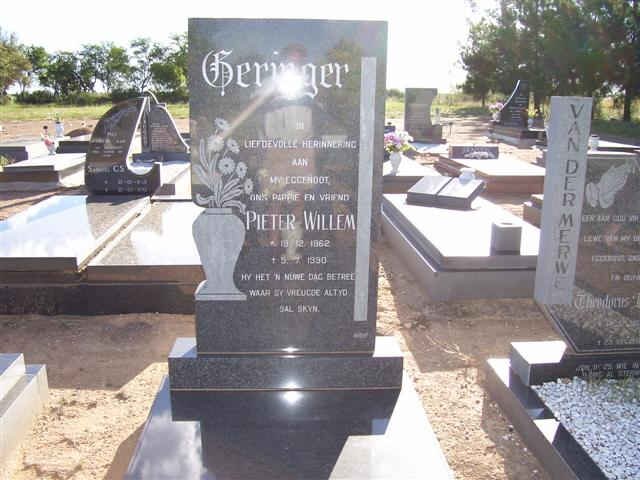 GERINGER Pieter Willem 1962-1990
