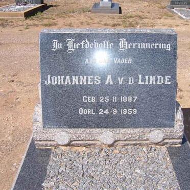 LINDE Johannes A., v.d. 1887-1959