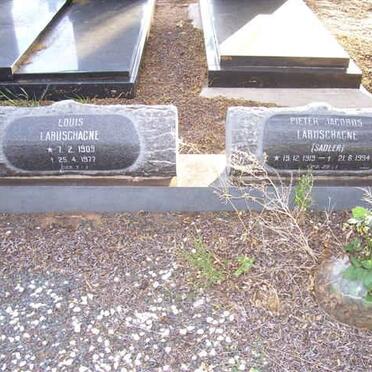 LABUSCHAGNE Pieter Jacobus 1919-1994 &amp; Louis 1909-1977