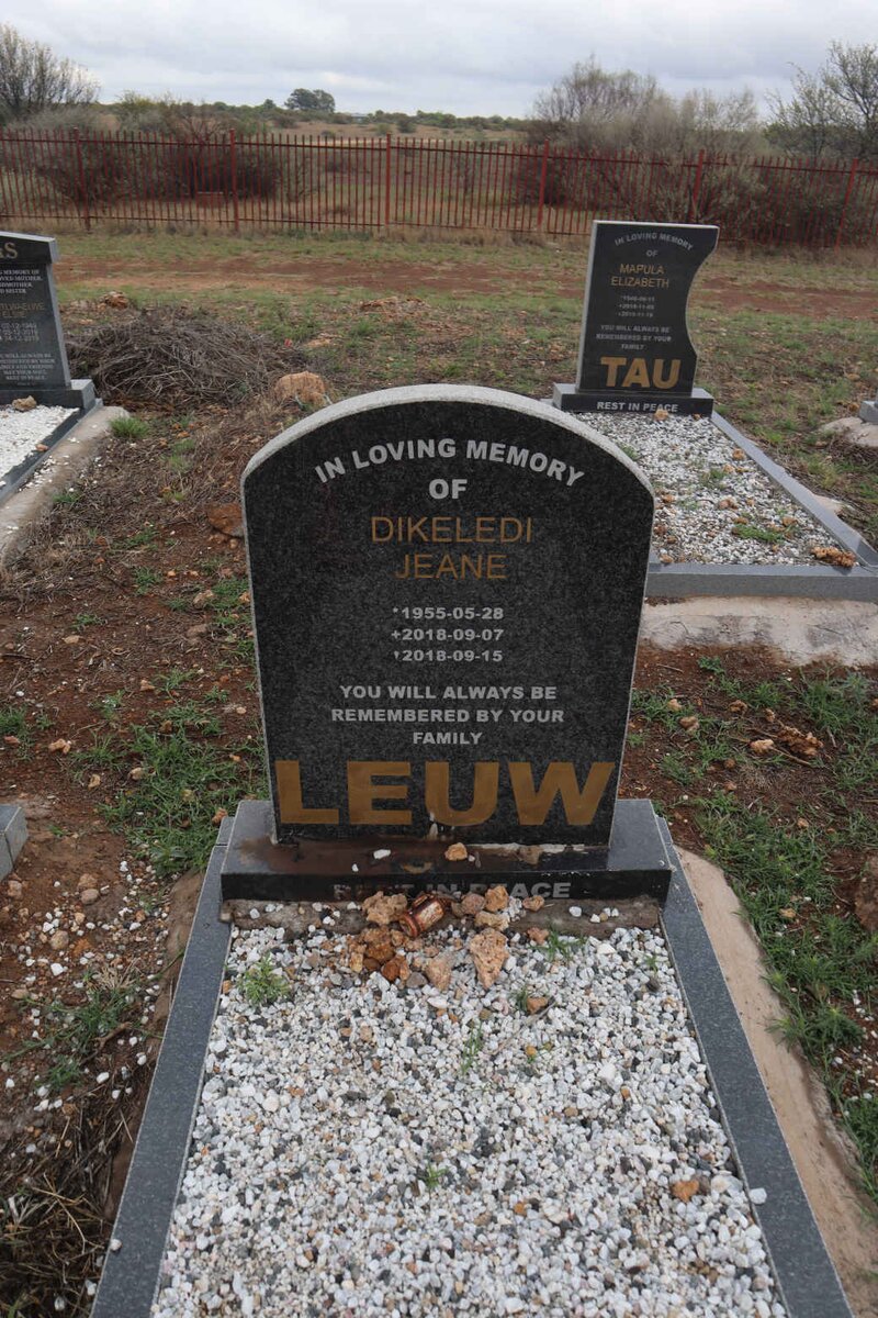 LEUW Dikeledi Jeane 1955-2018